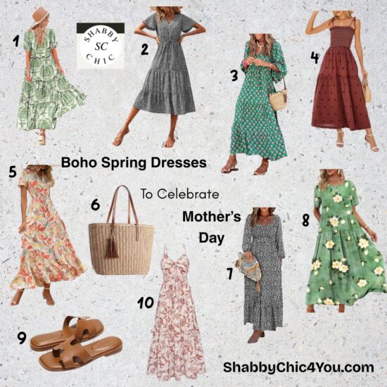 Boho Spring Dress for Mother's Day